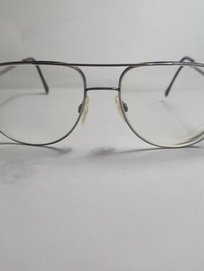 LUXOTTICA NEIL SUNGLASS/EYEGLASS FRAMES  Only NATURAL/GEP AVIATORS EUC ITALY
